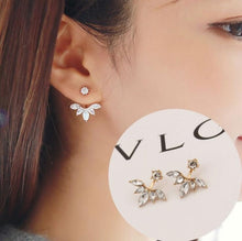 Fashion Jewelry Cute Cherry Blossoms Flower Stud Earrings for Women Several Peach Blossoms Earrings e37