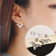 Fashion Jewelry Cute Cherry Blossoms Flower Stud Earrings for Women Several Peach Blossoms Earrings e37