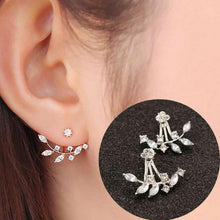 Fashion Jewelry Cute Cherry Blossoms Flower Stud Earrings for Women Several Peach Blossoms Earrings e37