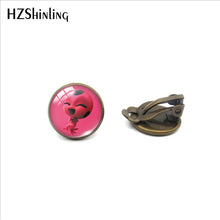 2019 New Fashion Ladybug Cartoon Girl and Cat Anime Glass Clip Earrings Ladybug Jewelry No Pierced Earrings Gifts for Girls