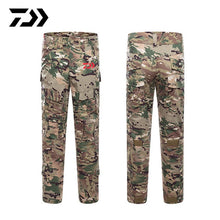 Daiwa Fishing Pants Outdoor Camping Hiking Windproof Men Trousers Python Breathable Quick Dry Print Camouflage Fishing Pants Set