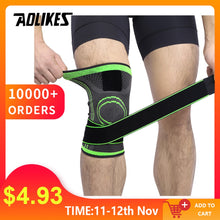 AOLIKES 1PCS 2019 Knee Support Professional Protective Sports Knee Pad Breathable Bandage Knee Brace Basketball Tennis Cycling