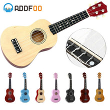 ADDFOO Ukulele 21 inch Ukelele Soprano 4 Strings Hawaiian Spruce Basswood Guitar Uke + String + Pick Stringed Instrument